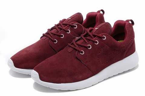 roshe run bordeaux femme